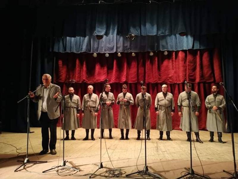 ცაგერის კულტურის ცენტრში ანსამბლ ,,რუსთავის" დაუვიწყარი შემოქმედებითი საღამო შედგა